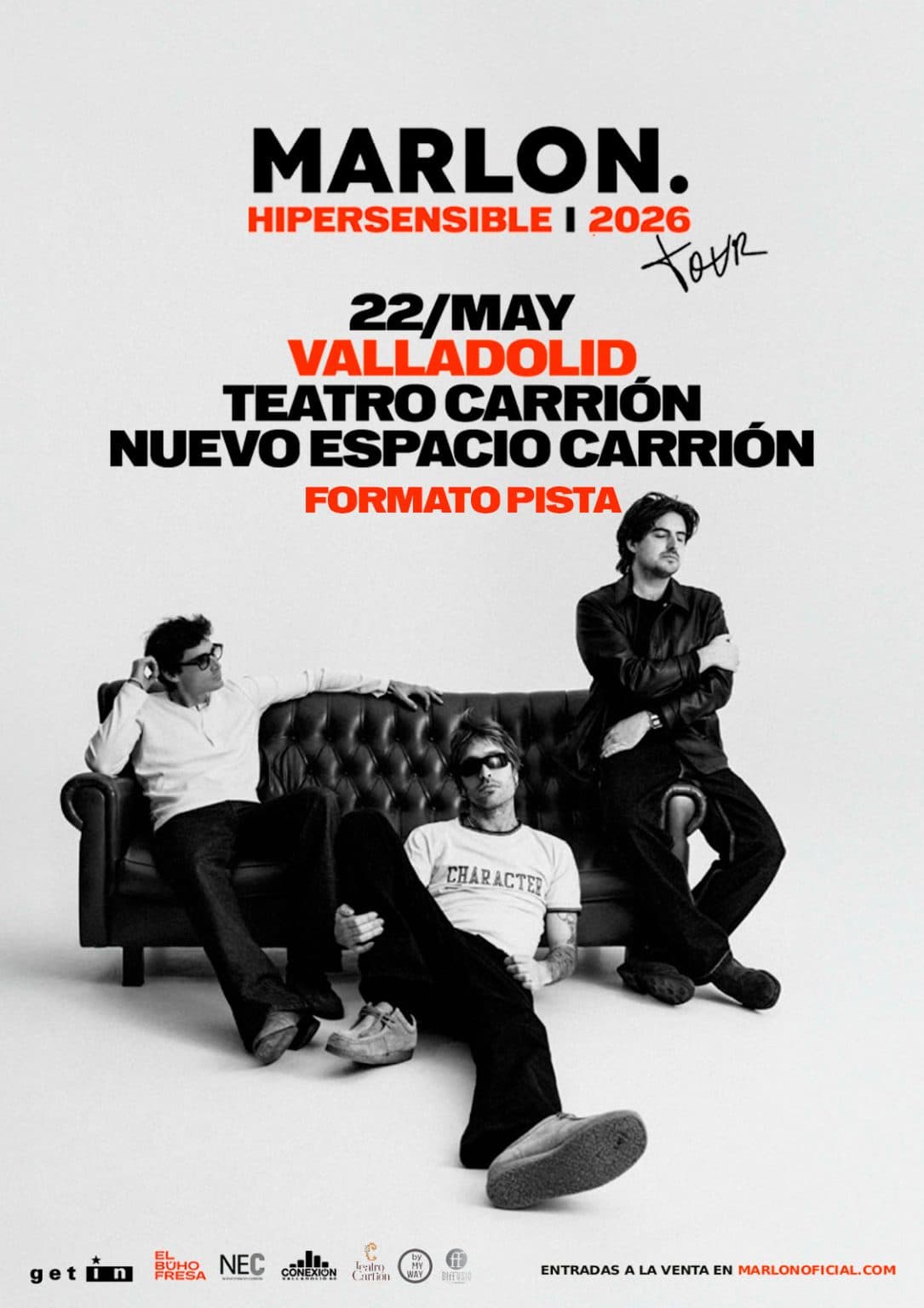 Marlon en Valladolid con Hipersensible Tour 2026