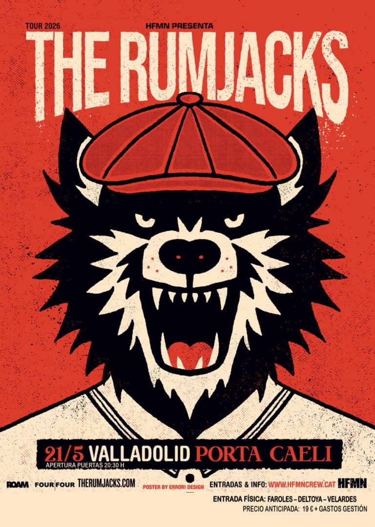 Concierto punk en Valladolid con The Rumjacks