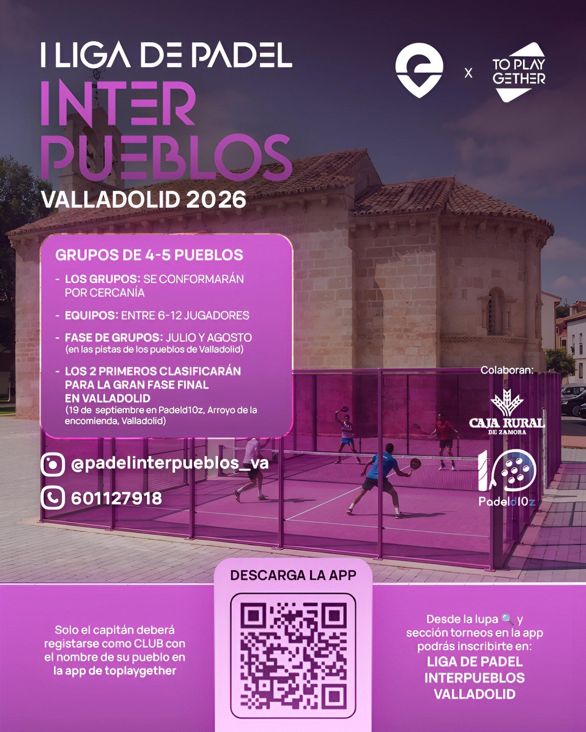 I Liga Pádel Interpueblos llega a Valladolid