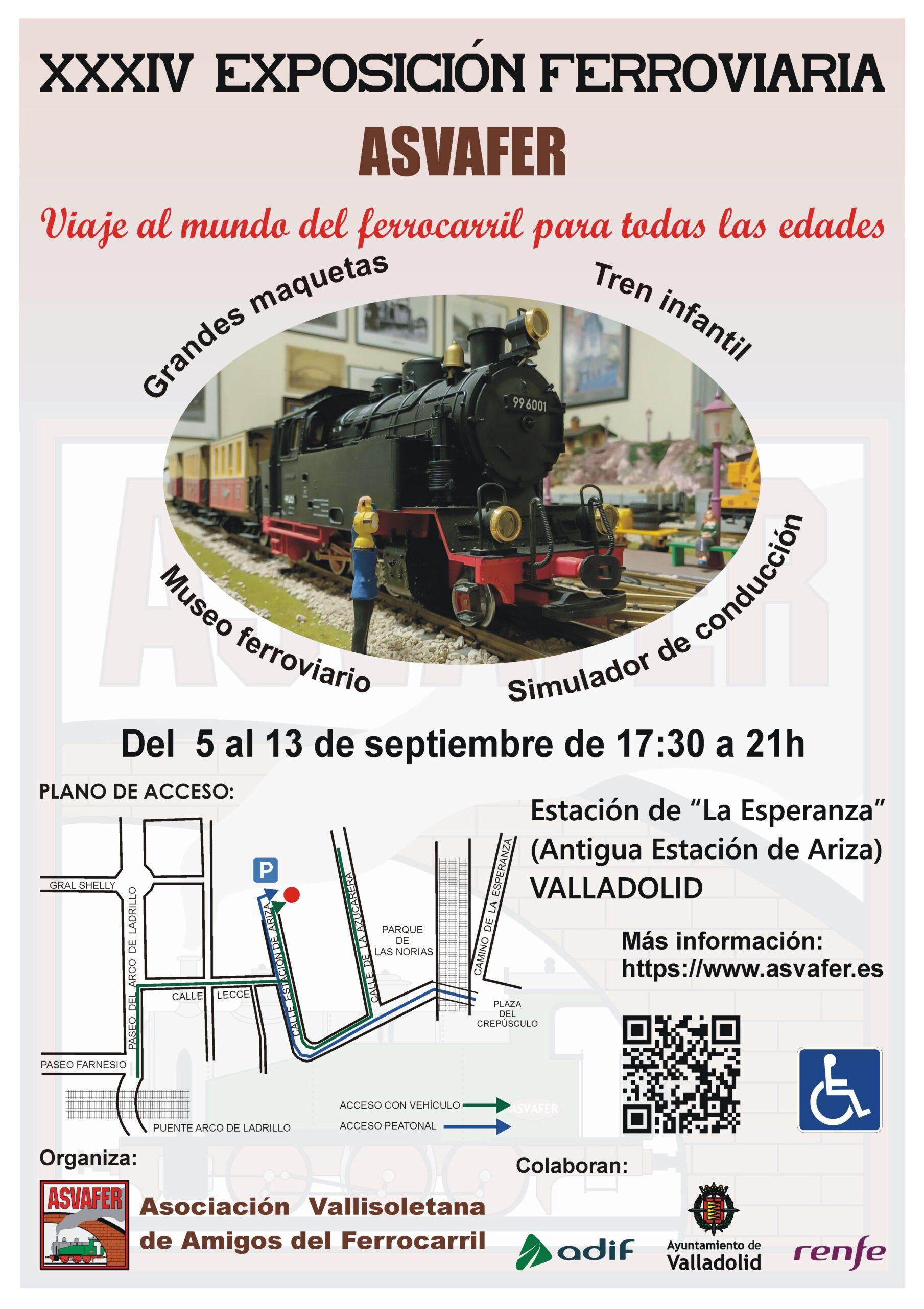 exposición ferroviaria ASVAFER septiembre 2026