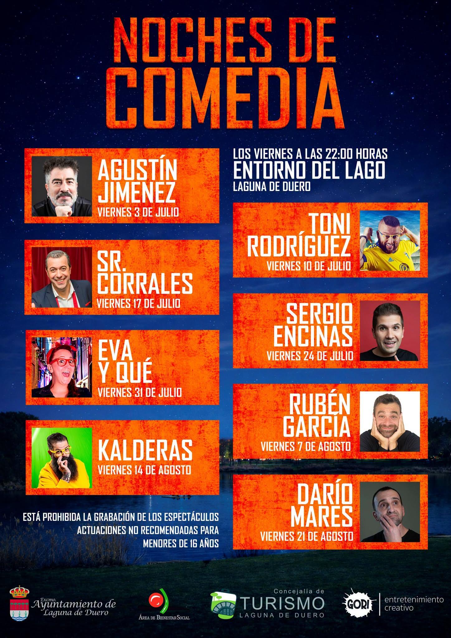 Noches de Comedia Laguna de Duero: plan estival