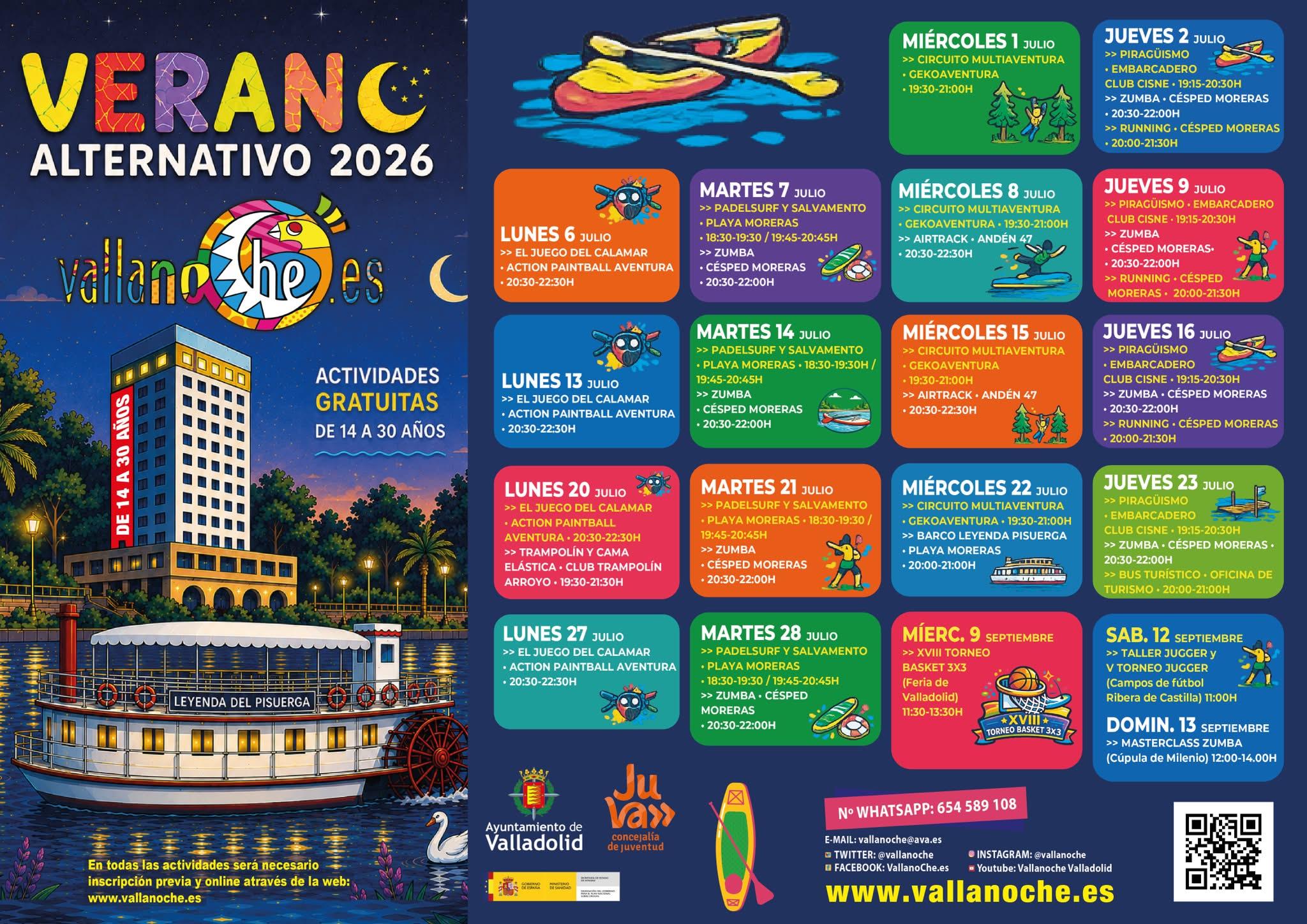 Vallanoche Valladolid, el verano con aventuras