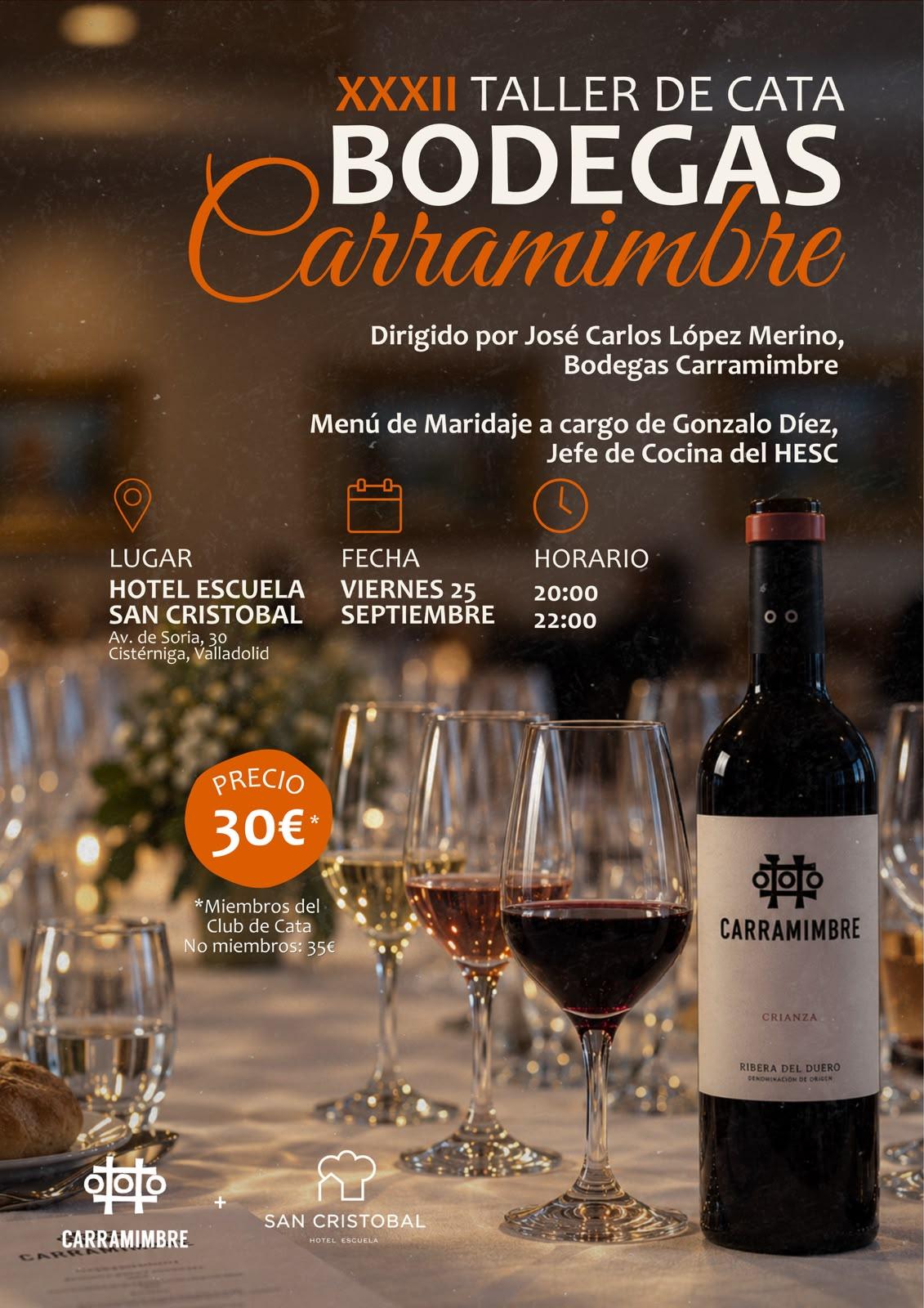Cata de vino Valladolid regresa con Carramimbre