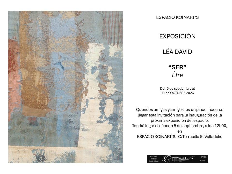 Exposición Ser en Valladolid con Léa David