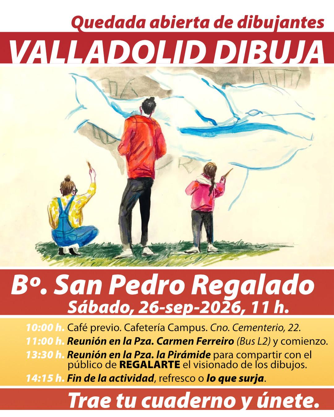 Valladolid Dibuja convoca quedada en el barrio
