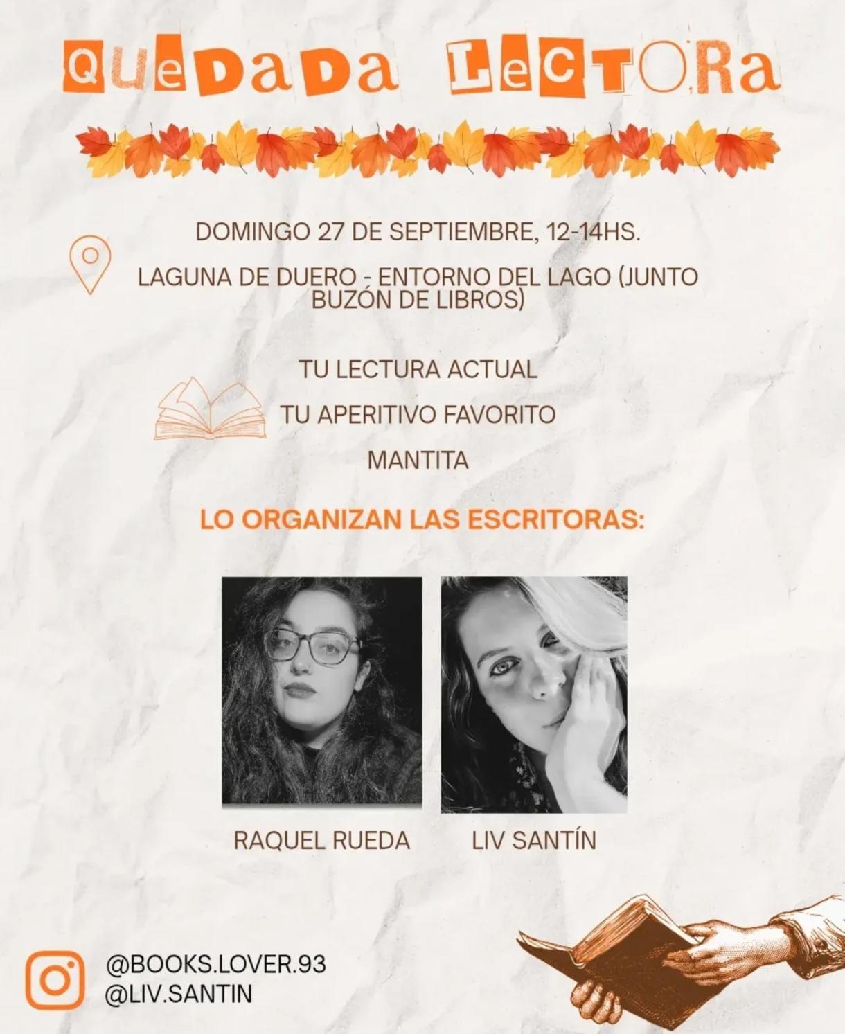 Quedada lectora Valladolid en Laguna de Duero
