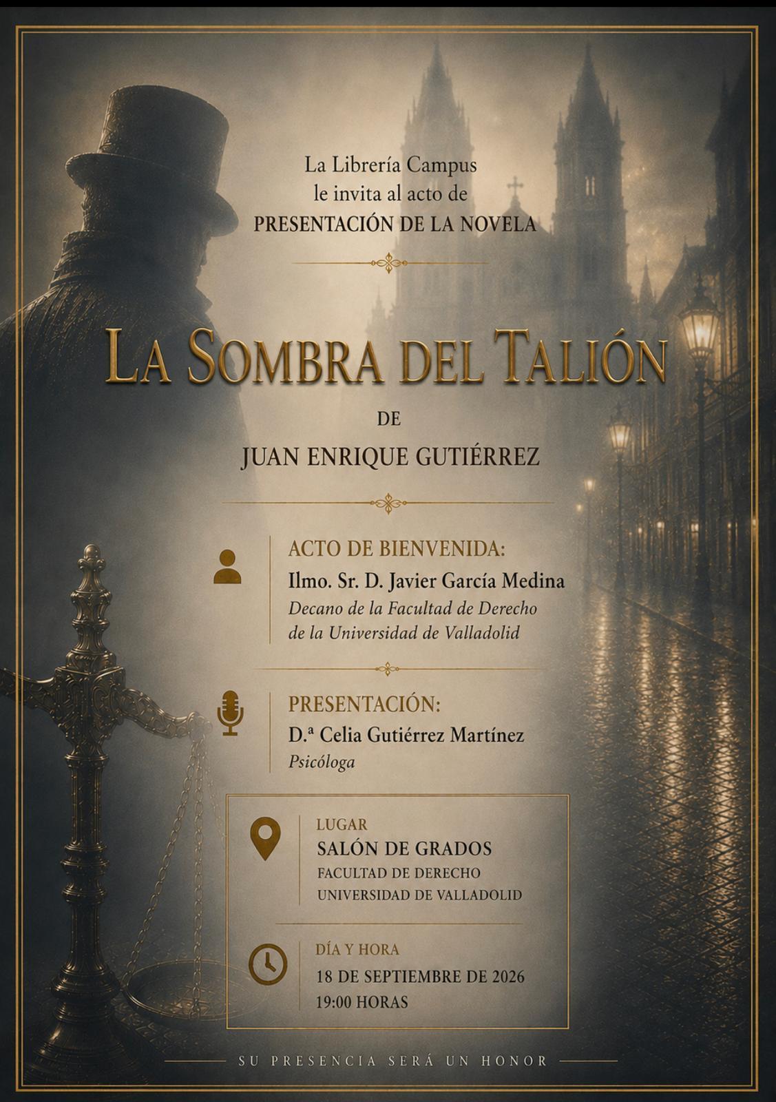 Enrique Gutiérrez y La sombra del talión UVa