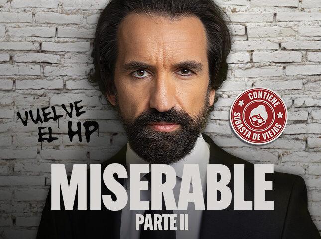 Miguel Lago en Valladolid con Miserable parte II