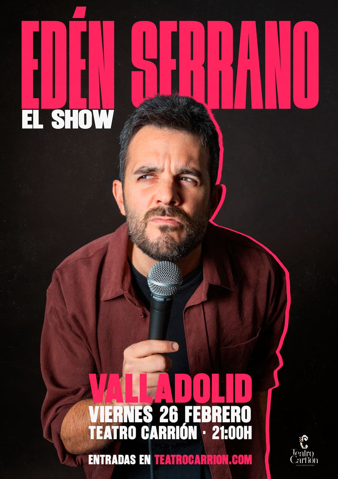 stand up en valladolid con Edén Serrano