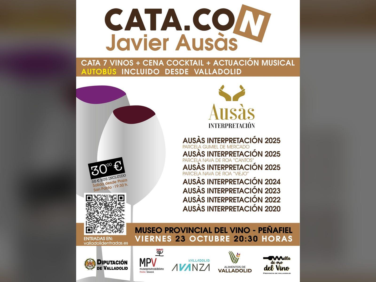 Cata con Javier Ausás en el Castillo de Peñafiel