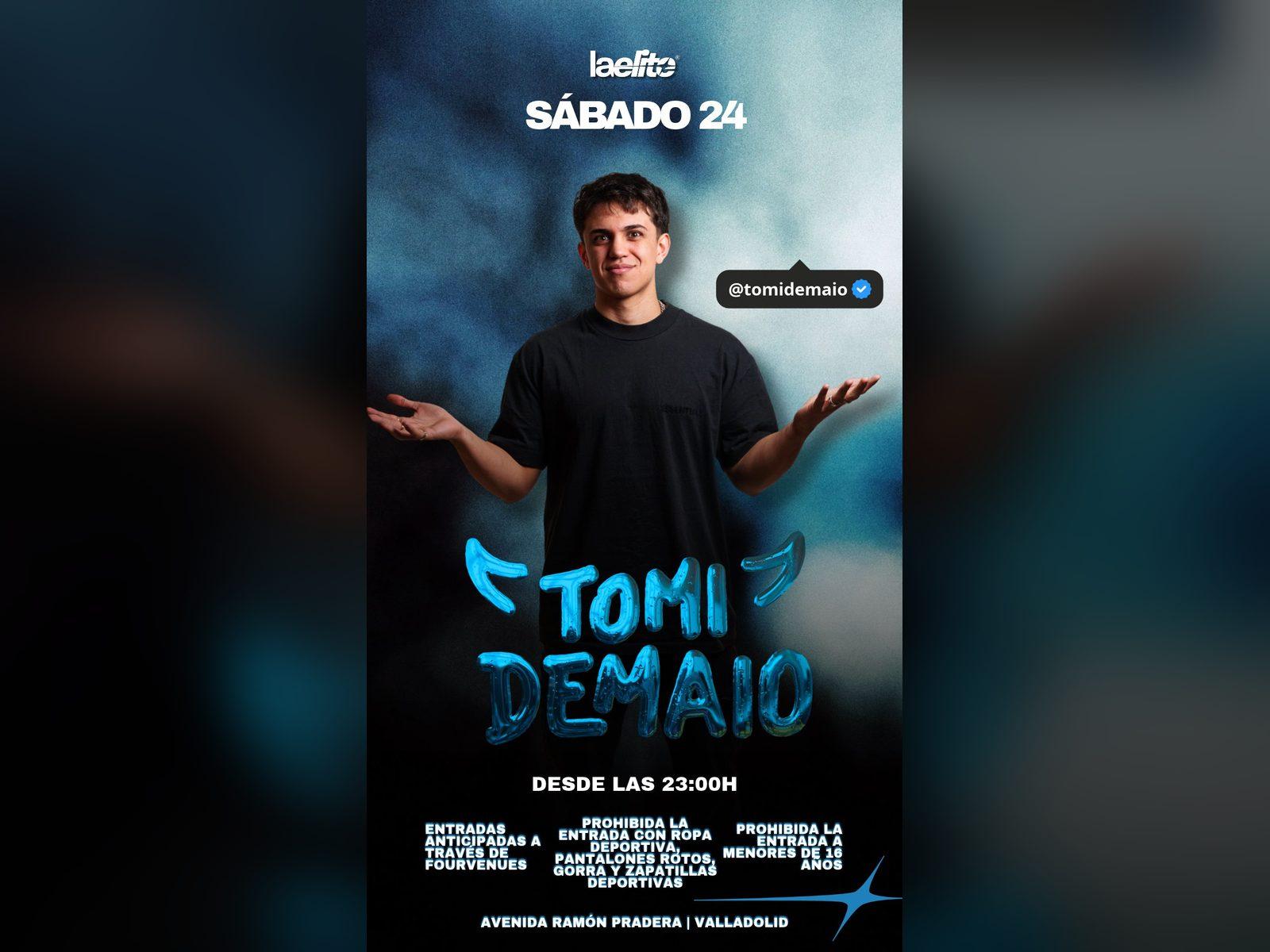 Tomi Demaio en Valladolid: noche Élite en MÕSS CLUB