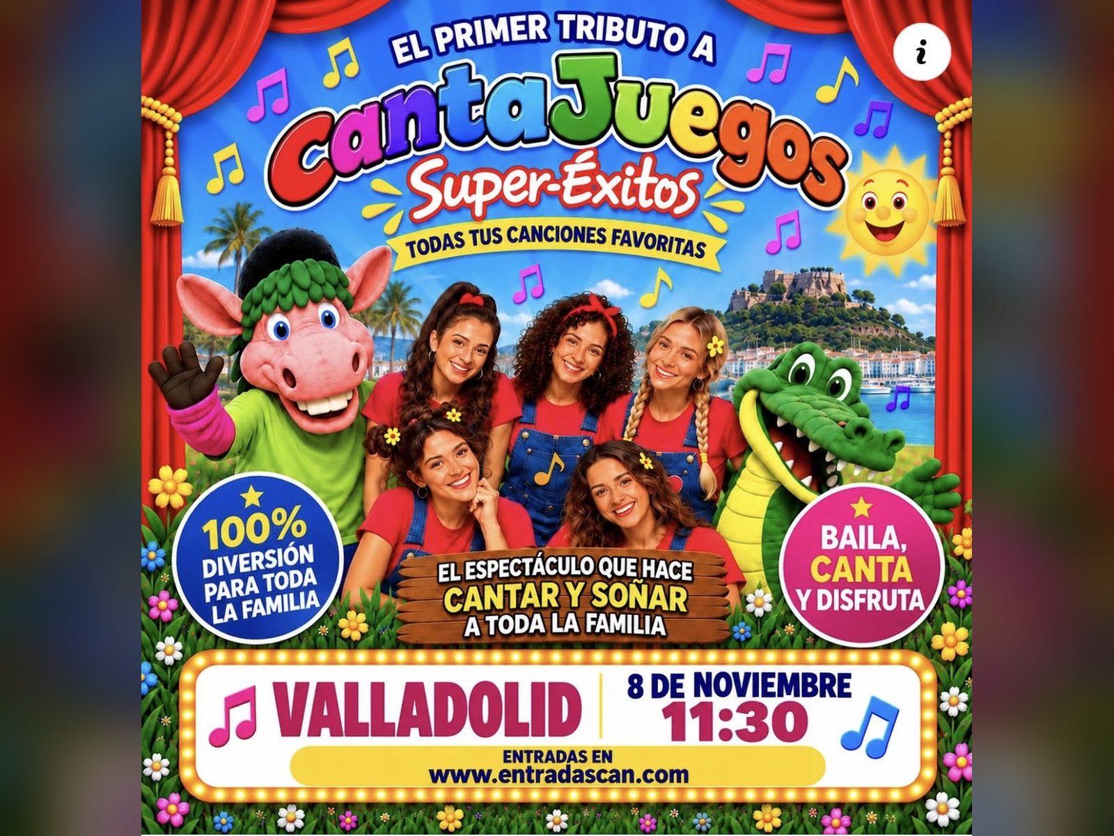 Cantajuegos en Valladolid: tributo familiar en la Sala Borja