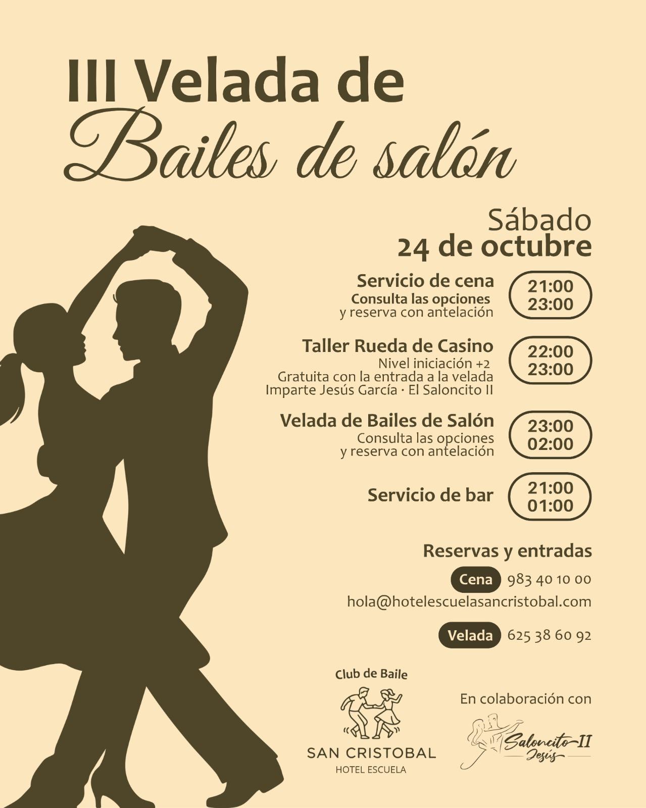Bailes de salón en Valladolid: III Velada en San Cristóbal