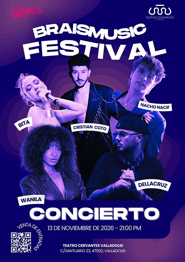 BraisMusic Festival Valladolid con pop emergente