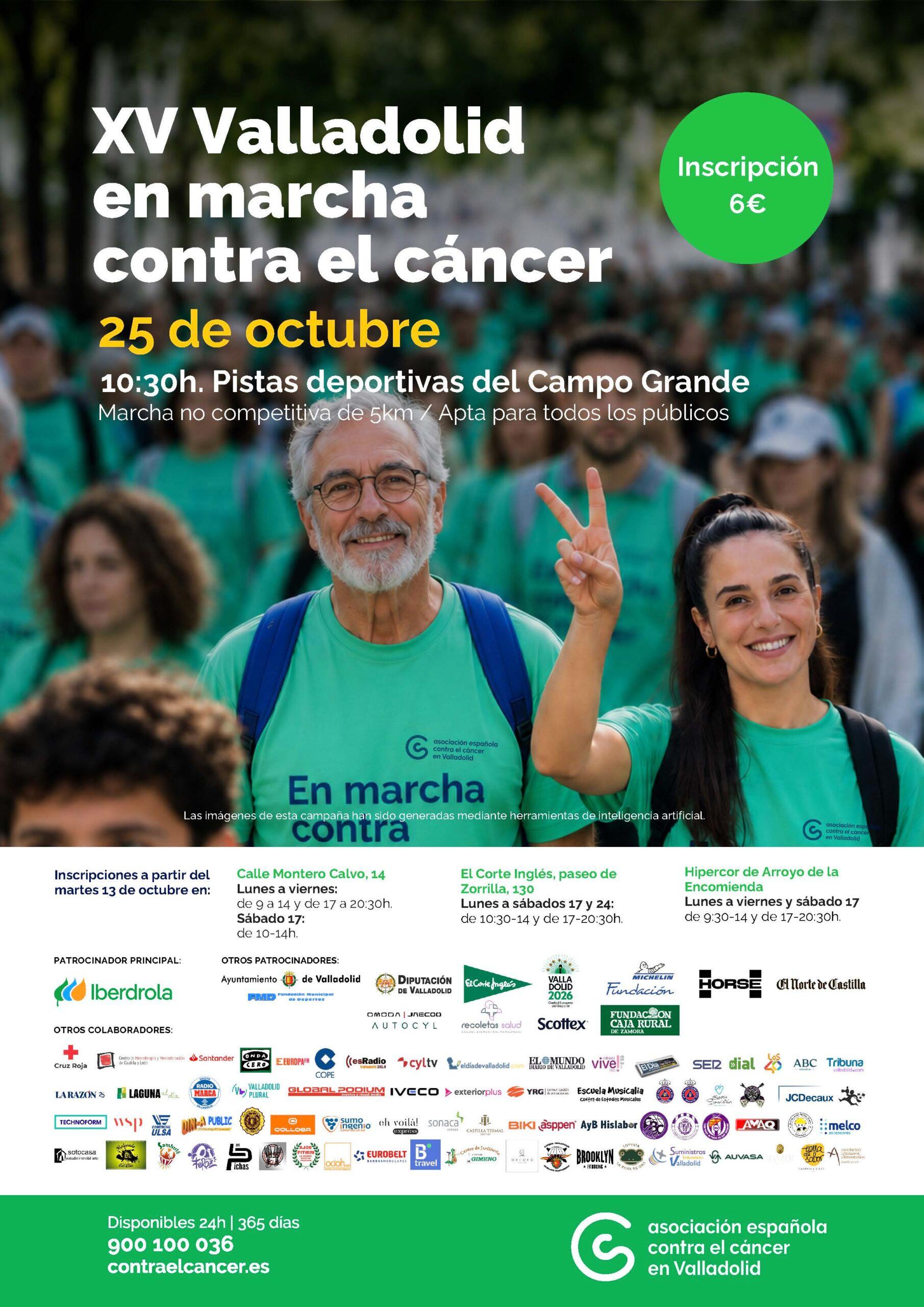 marcha contra el cáncer valladolid