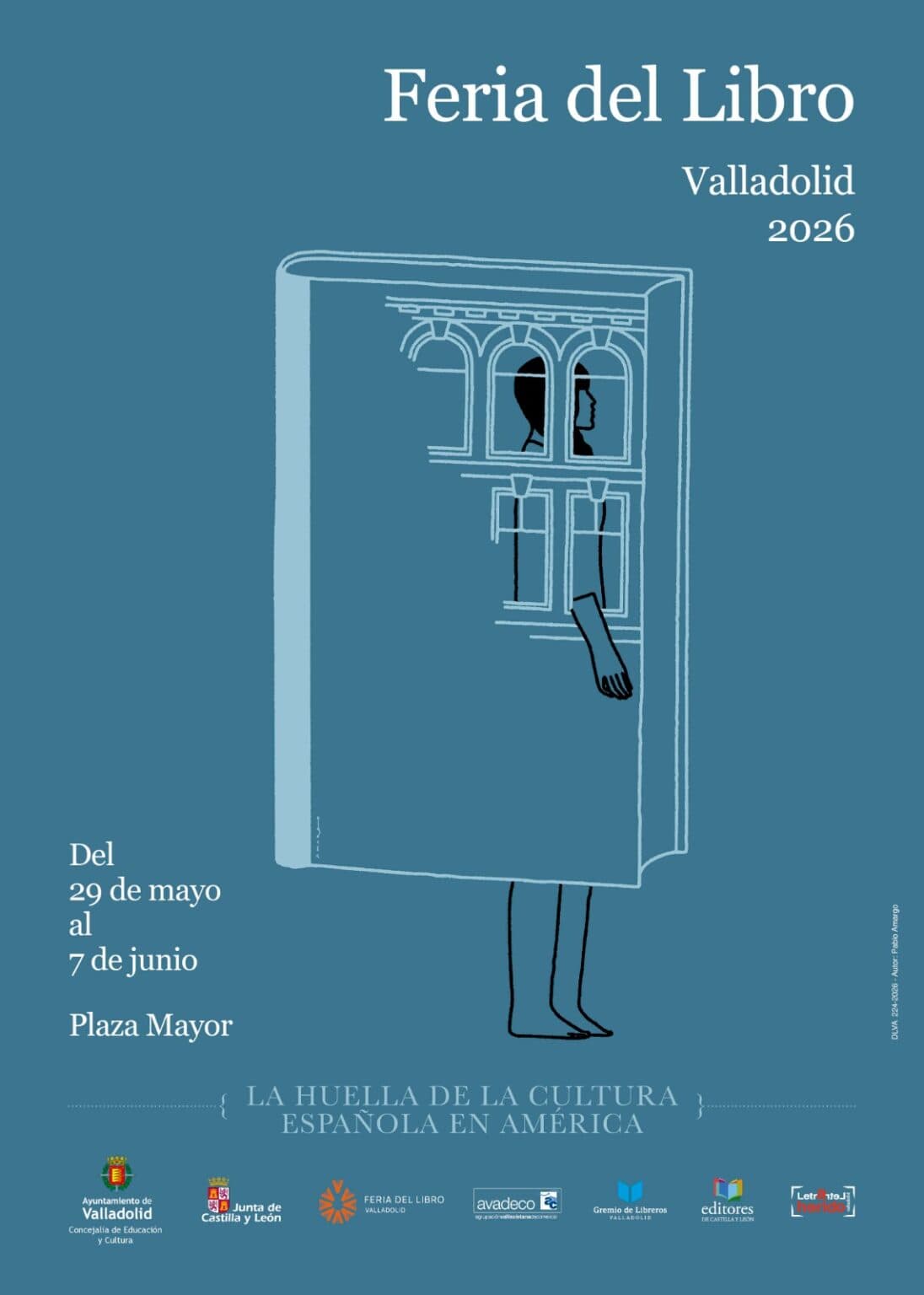 Cartel Feria del Libro Valladolid 2026