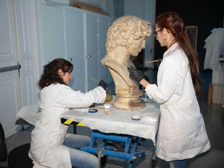 Adriano y Antínoo en el Museo Nacional de Escultura de Valladolid