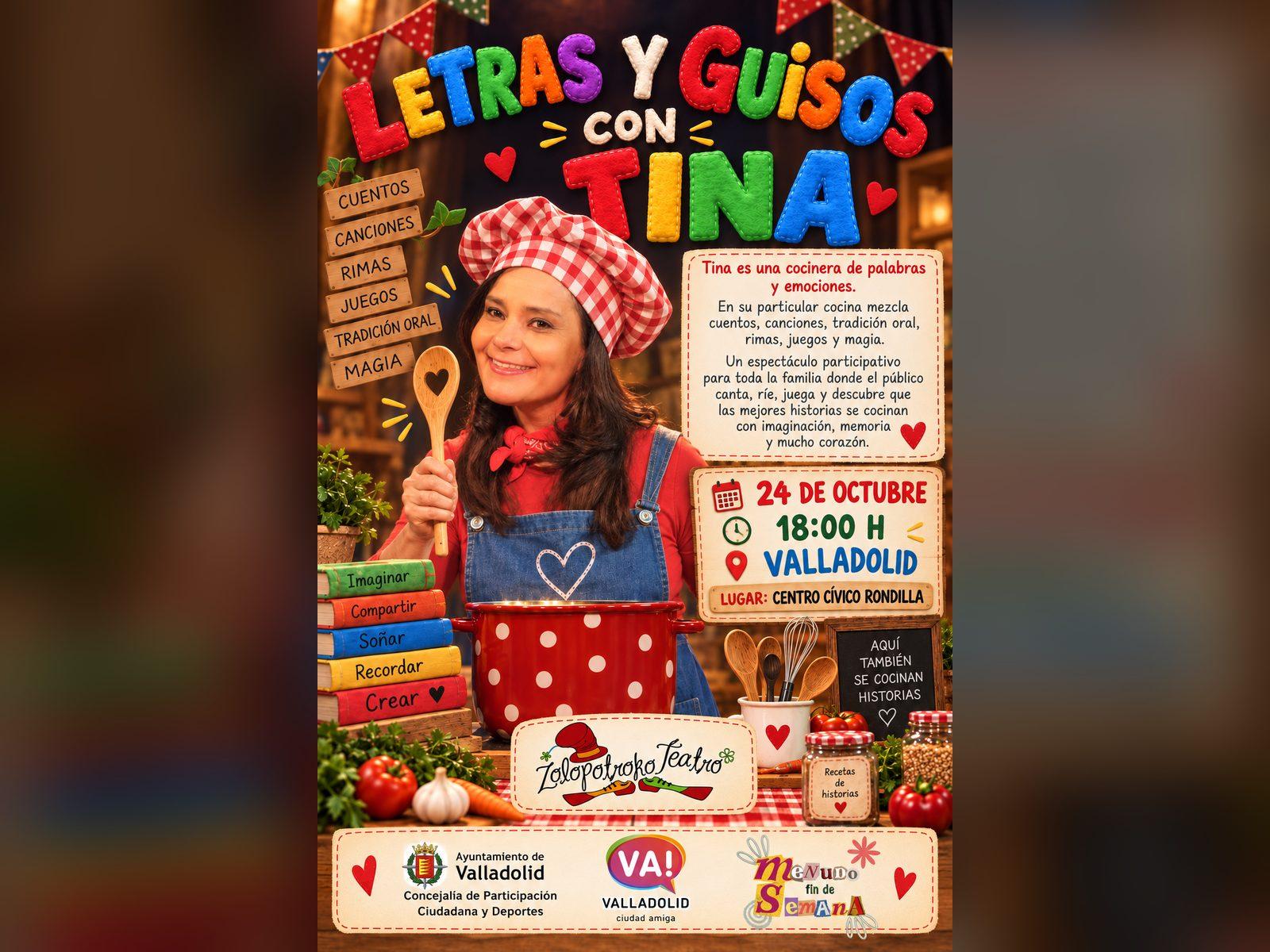 Zolopotroko Teatro en Valladolid cocina cuentos con Tina