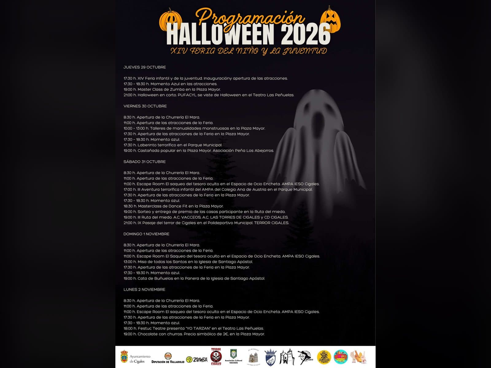 Feria del Niño y la Juventud y Halloween en Cigales