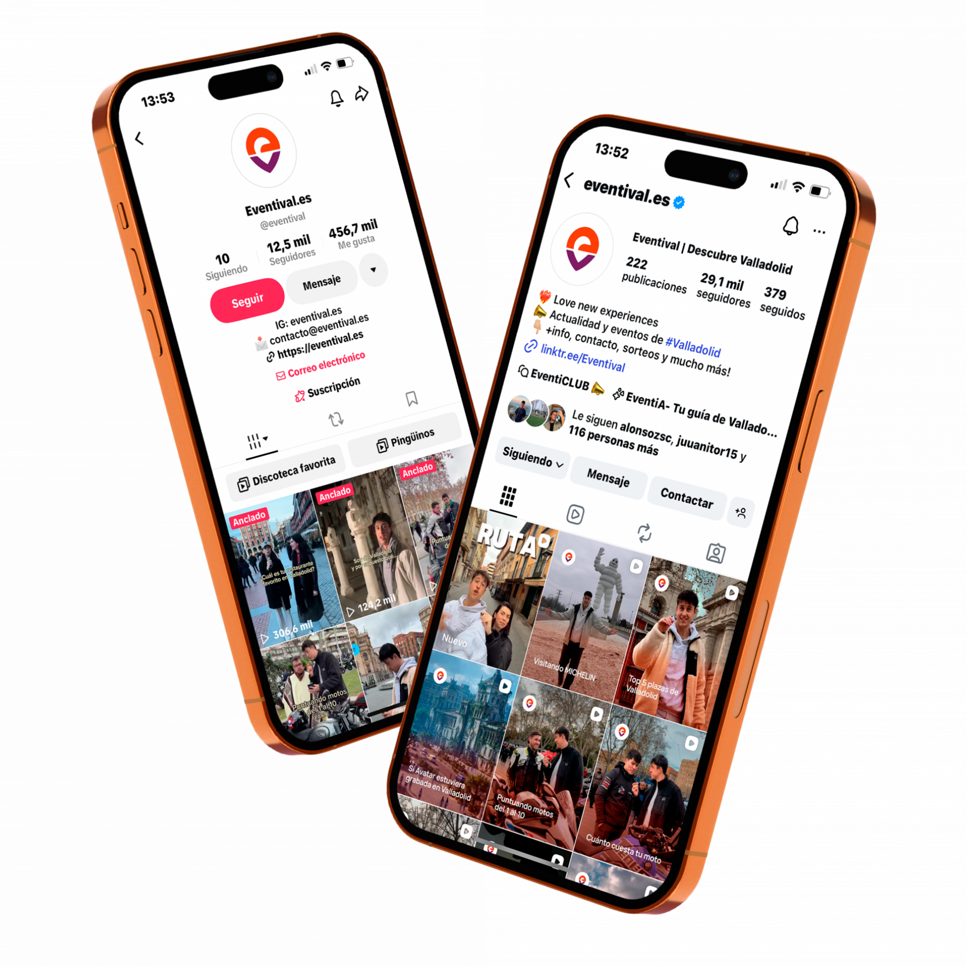 tiktok instagram Eventival